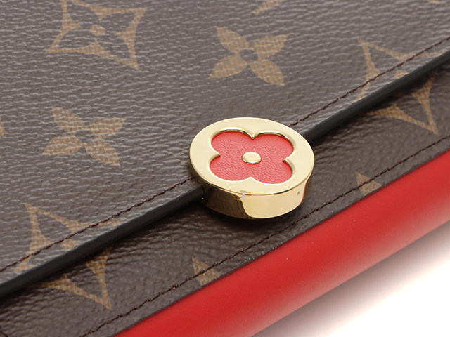 ルイヴィトン 二つ折り財布 ポルトフォイユ フロール コンパクト モノグラム LOUIS VUITTON ルイ・ヴィトン ポルトフォイユ・フロール