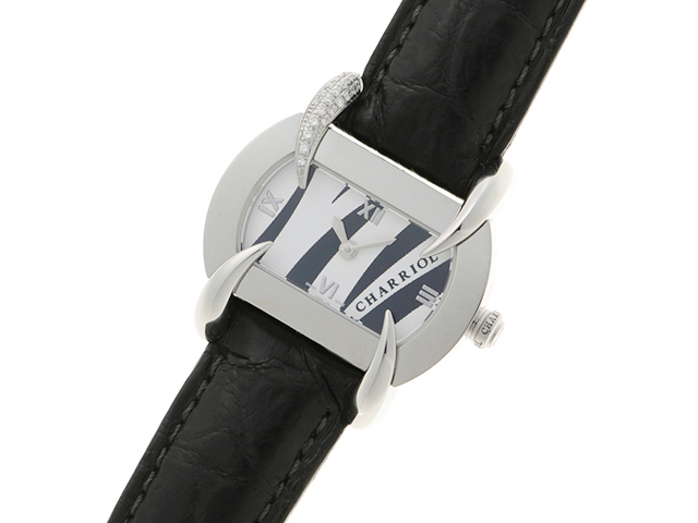 CHARRIOL シャリオール クチャ KUCHTS レディース クオーツ SS/革  