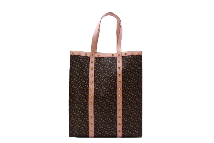 期間限定値下げ　BURBERRY(バーバリー)TB モノグラム トートバッグ BURBERRY バーバリー TBモノグラム ブックトート 8024557 ブラウン