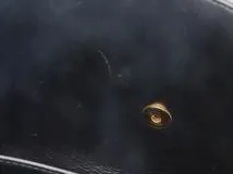 CHANEL シャネル デカマトラッセ３０ Ｗチェーンショルダー ブラック/ゴールド金具 ラムスキン 【472】YY