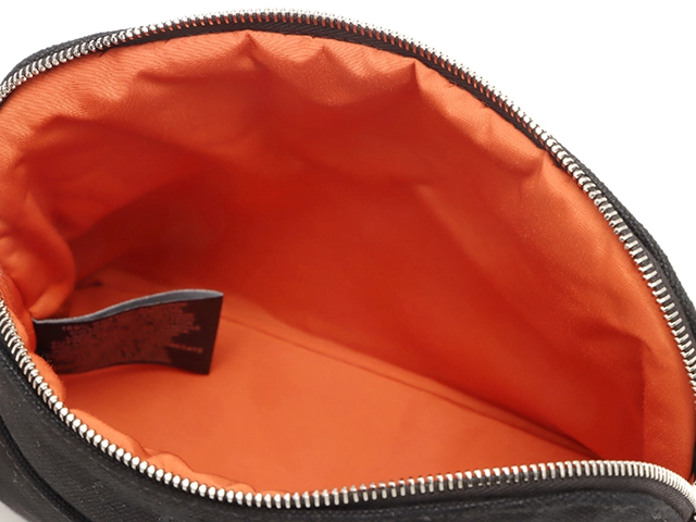 HERMES　エルメス　ボリードポーチ　ミニ　H104773M09　キャンバス　ブラック【472】YI