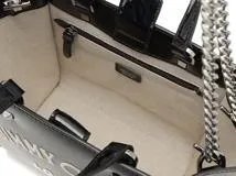 JIMMY CHOO　ジミーチュウ　2wayショルダーバッグ　スタッズ　ヴァレンヌスモール　　パテントレザー　ブラック【472】HA