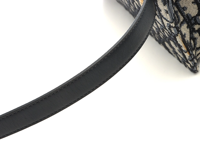 Dior　ディオール　オブリーク　サドルベルトポーチ　ネイビー　S5619CTZQ　【472】KS