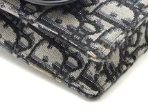 Dior　ディオール　オブリーク　サドルベルトポーチ　ネイビー　S5619CTZQ　【472】KS