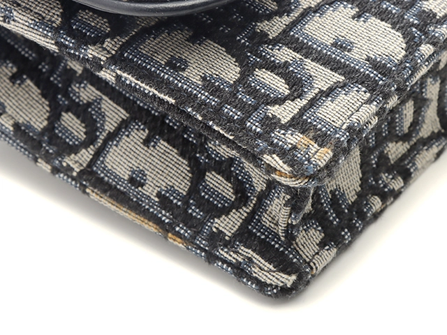 Dior　ディオール　オブリーク　サドルベルトポーチ　ネイビー　S5619CTZQ　【472】KS