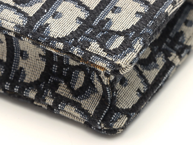 Dior　ディオール　オブリーク　サドルベルトポーチ　ネイビー　S5619CTZQ　【472】KS