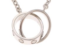 Cartier　カルティエ　ベビーラブネックレス　Ｋ18WG　ホワイトゴールド　約7.4ｇ　2143500014479　【208】