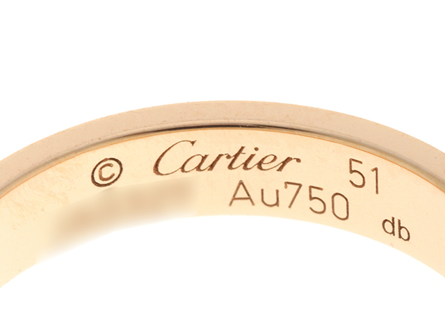 Cartier カルティエ ミニラブリング K18ピンクゴールド 3.3g 51号 