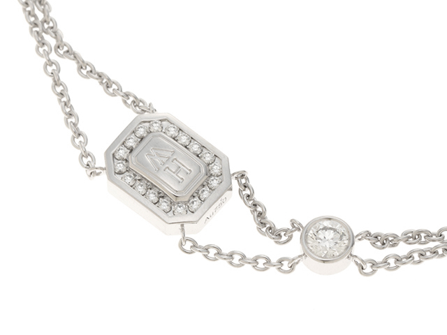 【人気完売品】HWロゴダイヤモンドブレスレット！希少 HARRY WINSTON ハリーウィンストン ダイヤモンド ブレスレット
