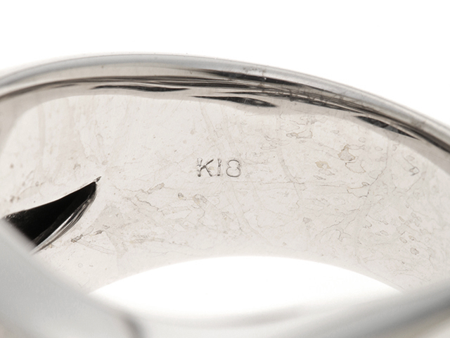ノンブランドジュエリー ホワイトゴールド K18WG ダイヤモンド1.86ct 12号 【460】