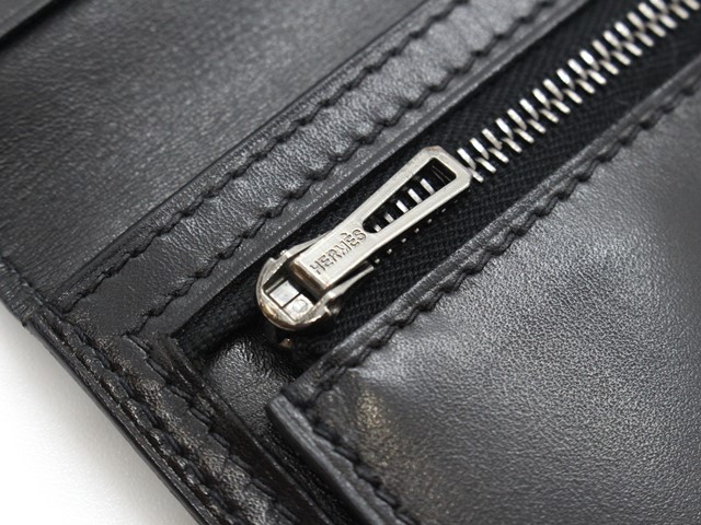 HERMES エルメス ベアン 二つ折り長財布 ボックスカーフ HERMES エルメス ベアン 二つ折り長財布 ボックスカーフ