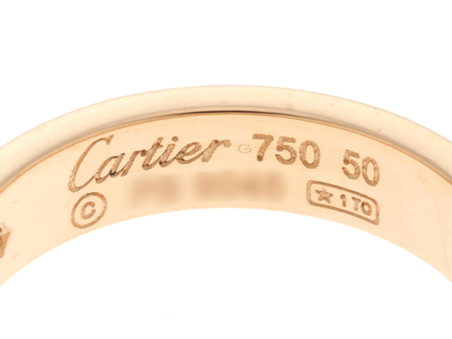 Cartier カルティエ ミニラブリング PG 1PDダイヤモンド 4.4g #50