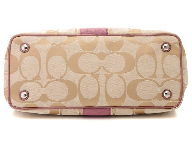 COACH コーチ トートバッグ シグネチャー F13533 ベージュ