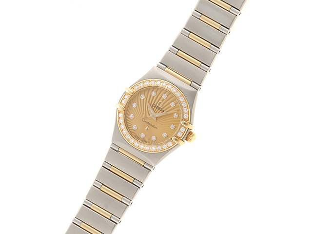 OMEGA 111.15.26.60.55.001  コンステレーション 160周年記念モデル ベゼルダイヤモンド 腕時計 SS レディース