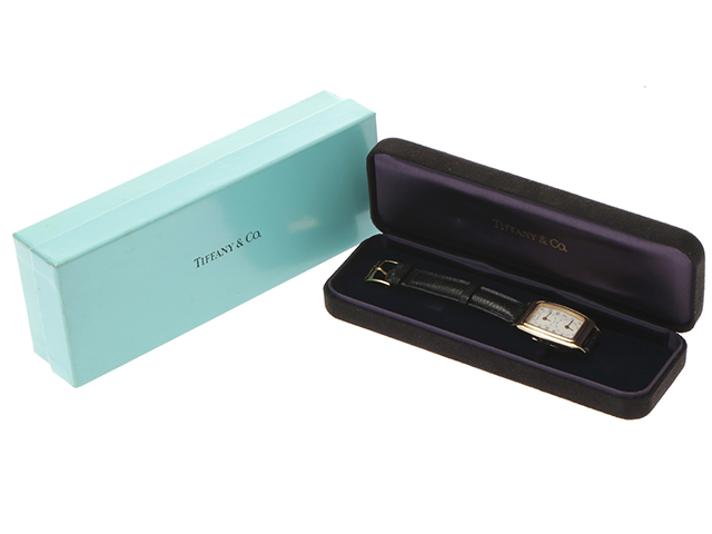 TIFFANY&CO ティファニー クラシック2タイムゾーン L203 K18YG/革
