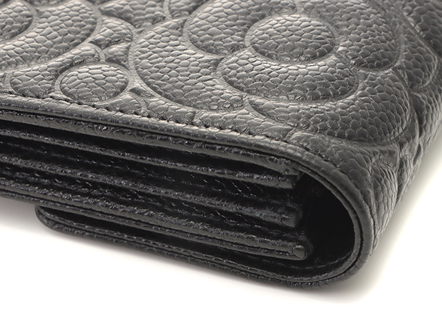 CHANEL シャネル カメリア 長財布 A82283 キャビアスキン