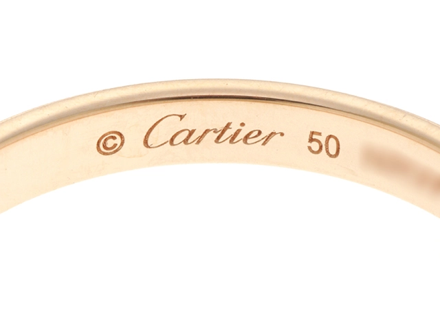 Cartier カルティエ ダムールバンドリング PG ピンクゴールド ...