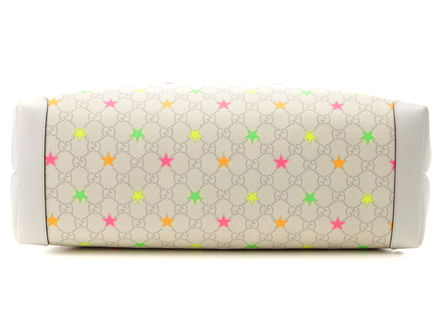 GUCCI グッチ GGスプリーム スター トートバッグ 309497 PVC レザー 