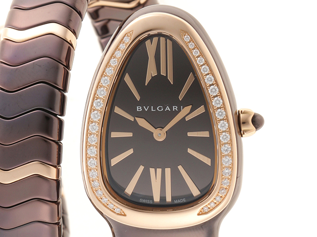 BVLGARI ブルガリ セルペンティ スピガ シングルスパイラル セラミック ggy