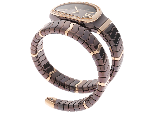 BVLGARI ブルガリ 時計 セルペンティ スピガ ダイヤベゼル