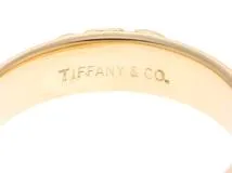 TIFFANY&Co.  ティファニー 　リング 　アトラス　 イエローゴールド K18ＹＧ 約10～10.5号   約4.8g 【472】ＡＨ