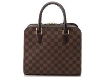 LOUIS VUITTON ルイヴィトン トリアナ N51155 ダミエキャンバス エベヌ ...