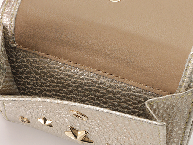 JIMMY CHOO ジミーチュウ スタースタッズコンパクトウォレット