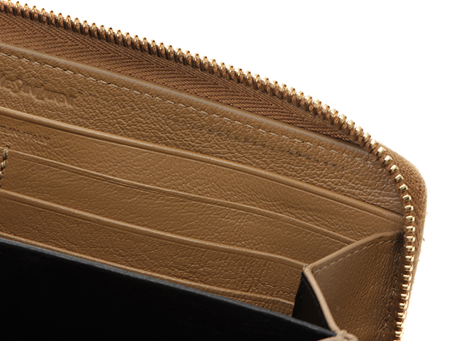 SAINT LAURENT イヴ・サンローラン長財布 ベージュ レザー SAINT LAURENT イヴ・サンローラン長財布 ベージュ レザー