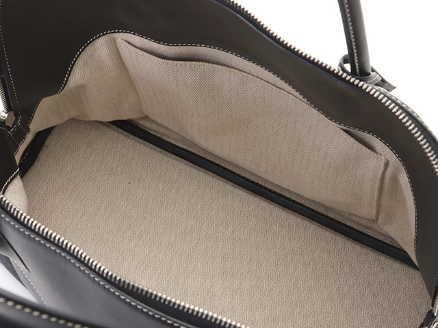 HERMES エルメス ボリードリラックス35 ブラック／SV【471】 の