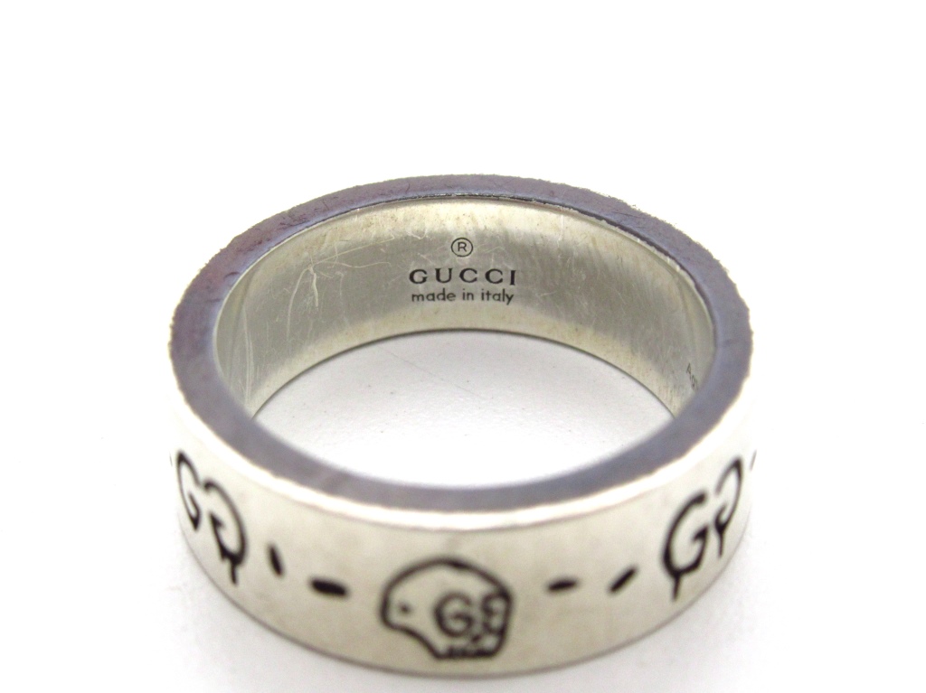 GUCCI　グッチ　グッチゴーストリング　シルバー　6.4g　9号　477339　2143500257579　【432】