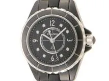 CHANEL シャネル レディース 腕時計 J12 H2569 8Pダイヤモンド/セラミック ブラック文字盤 クォーツ 2022年正規【471】SJ  の購入なら「質」の大黒屋（公式）