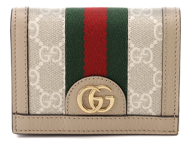 GUCCI グッチ オフィディア GGカードケースウォレット 523155 ベージュ