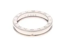 BVLGARI ブルガリ B-zero1 リング XSサイズ WG 6.4g #56【434】