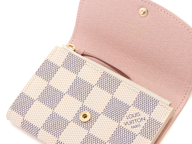 LOUIS VUITTON ルイ・ヴィトン ポルトモネ・ロザリ ダミエ
