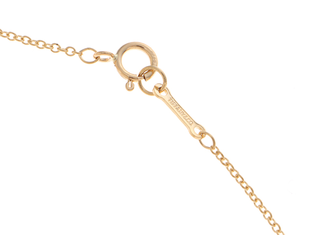 TIFFANY&CO ティファニー オープンハートネックレス K18イエロー