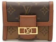 LOUIS VUITTON ルイヴィトン ポルトフォイユ・ドーフィーヌ 二つ折り財布 モノグラム・リバース M68725【434】
