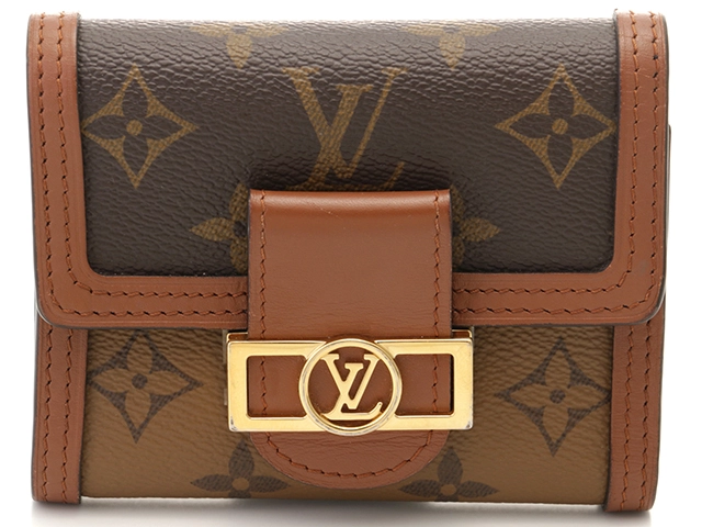 LOUIS VUITTON ルイヴィトン ポルトフォイユ・ドーフィーヌ 二つ折り財布 モノグラム・リバース M68725【434】
