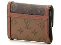 LOUIS VUITTON ルイヴィトン ポルトフォイユ・ドーフィーヌ 二つ折り財布 モノグラム・リバース M68725【434】