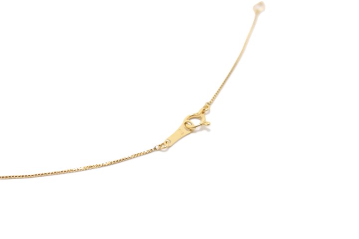 agete アガット ネックレス K18 ダイヤモンド 0.05ct 【460