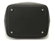 HERMES エルメス ピコタンロックMM ハンドバッグ ブラック Y刻 2020年 トリヨンクレマンス SV シルバー金具 2143500282717【200】