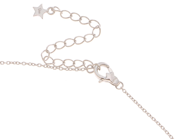 STAR JEWELRY スタージュエリ― ネックレス K18ホワイトゴールド ダイヤモンド0.16カラット 重さ3.4g 【472】HA