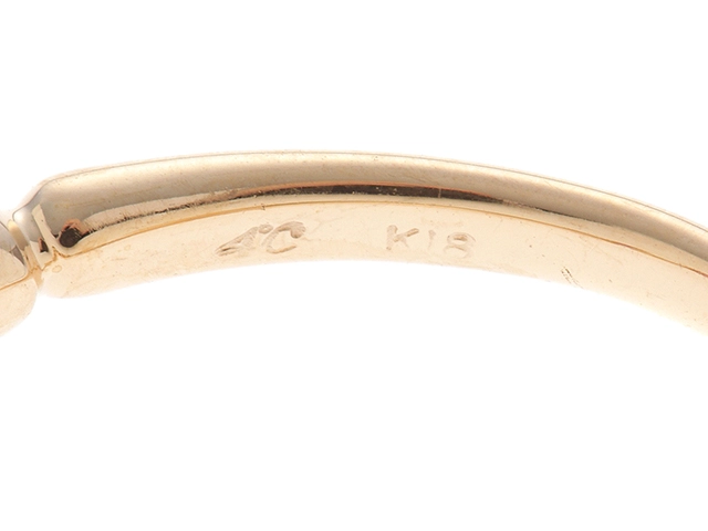 4℃ ヨンドシー リング K18イエローゴールド ルビー 4.5g 9号~10号【433】2143500284353