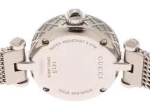 GUCCI　グッチ　ディアマンティッシマ　141.5　腕時計　シェル・4Pダイヤ文字盤　クオーツ　ステンレススチール　レディース　2143500284933　【205】