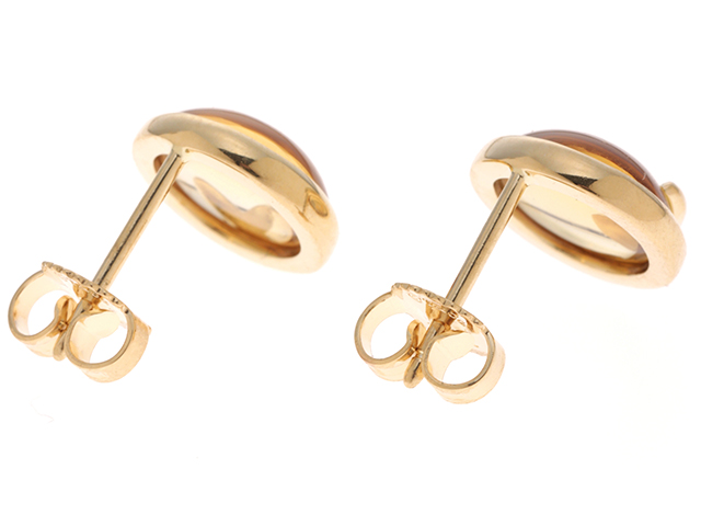 TIFFANY＆CO ティファニー オリーブリーフピアス K18 ゴールド
