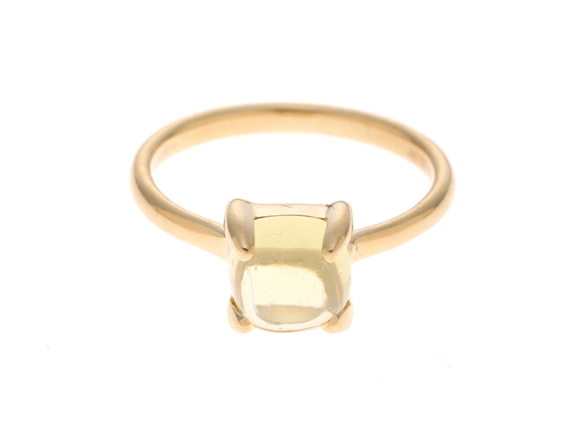 TIFFANY＆CO　ティファニー　シュガースタック 　リング　K18 ゴールド　#11.5　ペリドット 　3.1g　【471】N　2143500285749