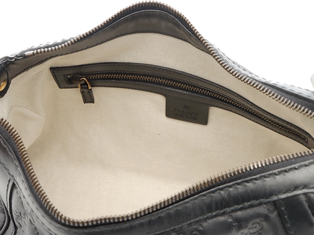 GUCCI グッチ グッチシマ スカーレット レザー ブラック 282298 ワンショルダーバッグ 2143500286197【207】