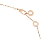 BVLGARI ブルガリ ディーヴァ ドリーム ネックレス  355889 ピンクゴールド ピンクサファイヤ/ダイヤモンド 2019年正規品【472】SJ