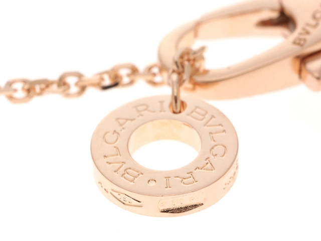 BVLGARI ブルガリ ディーヴァ ドリーム ネックレス 355889 ピンクゴールド ピンクサファイヤ/ダイヤモンド 2019年正規品【472】SJ