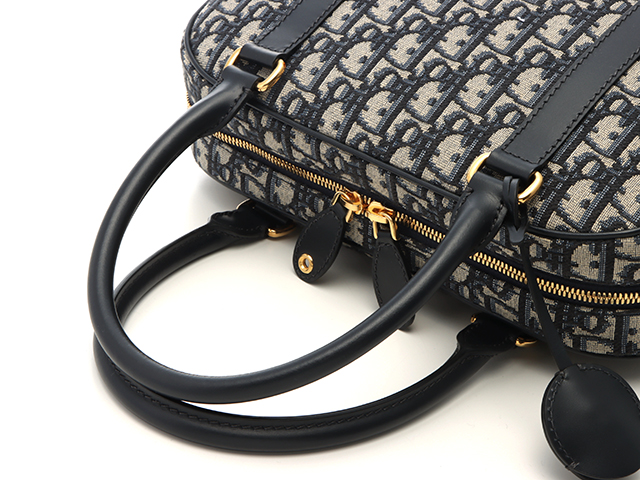 Dior ディオール オブリーク D－vibe ボウリングバッグ ラージ