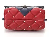 VALENTINO バレンティノ キャンディスタッド 2WAYバッグ RW2B0B55LPR レザー レッド/ネイビー 【460】2143500287491